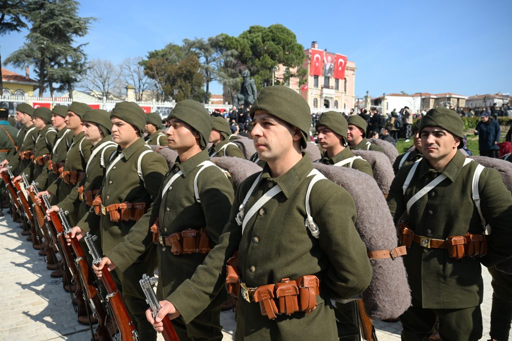 Edirne'de Balkan Şehitlerini Anma Günü kapsamında düzenlenen 