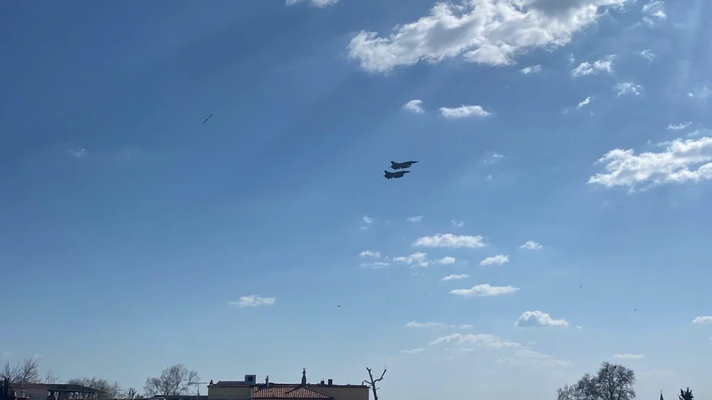 Çelik kanatlar Edirne'yi selamladı