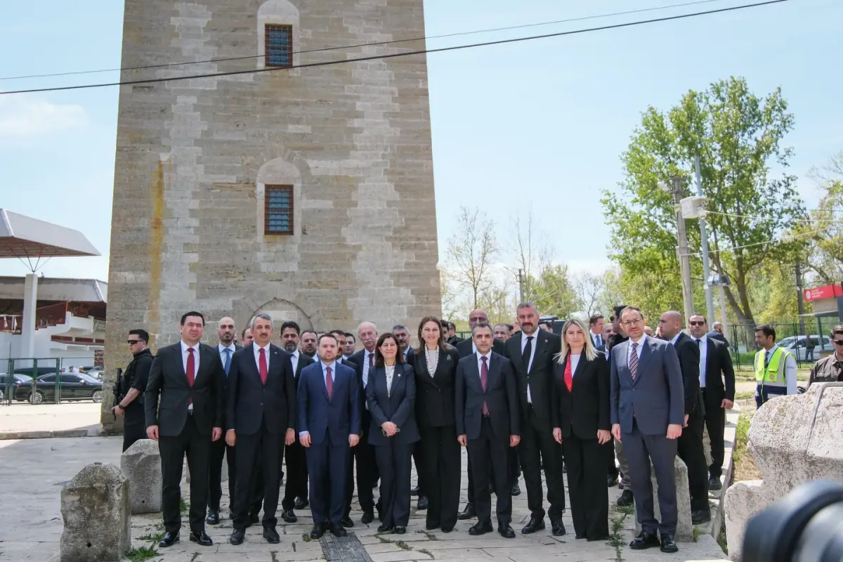 Bakanı Akın Gürlek, Edirne Sarayı ve Adalet Kasrı'nda İncelemelerde Bulundu