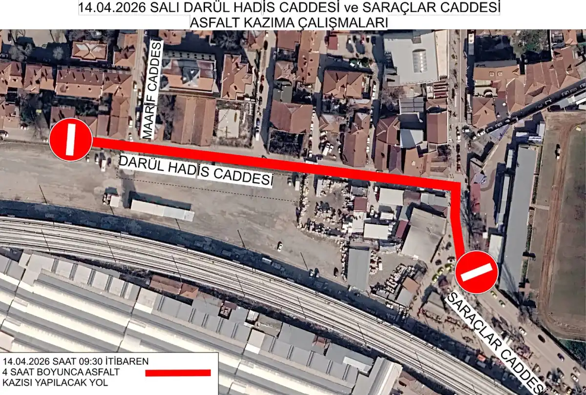 Dikkat! O caddede trafik düzenine 'asfalt' ayarı