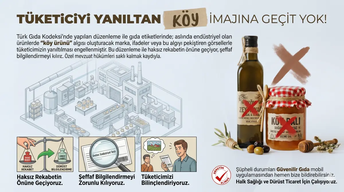 Gıda Etiketlerinde "Köy" İmajı Dönemi Kapanıyor