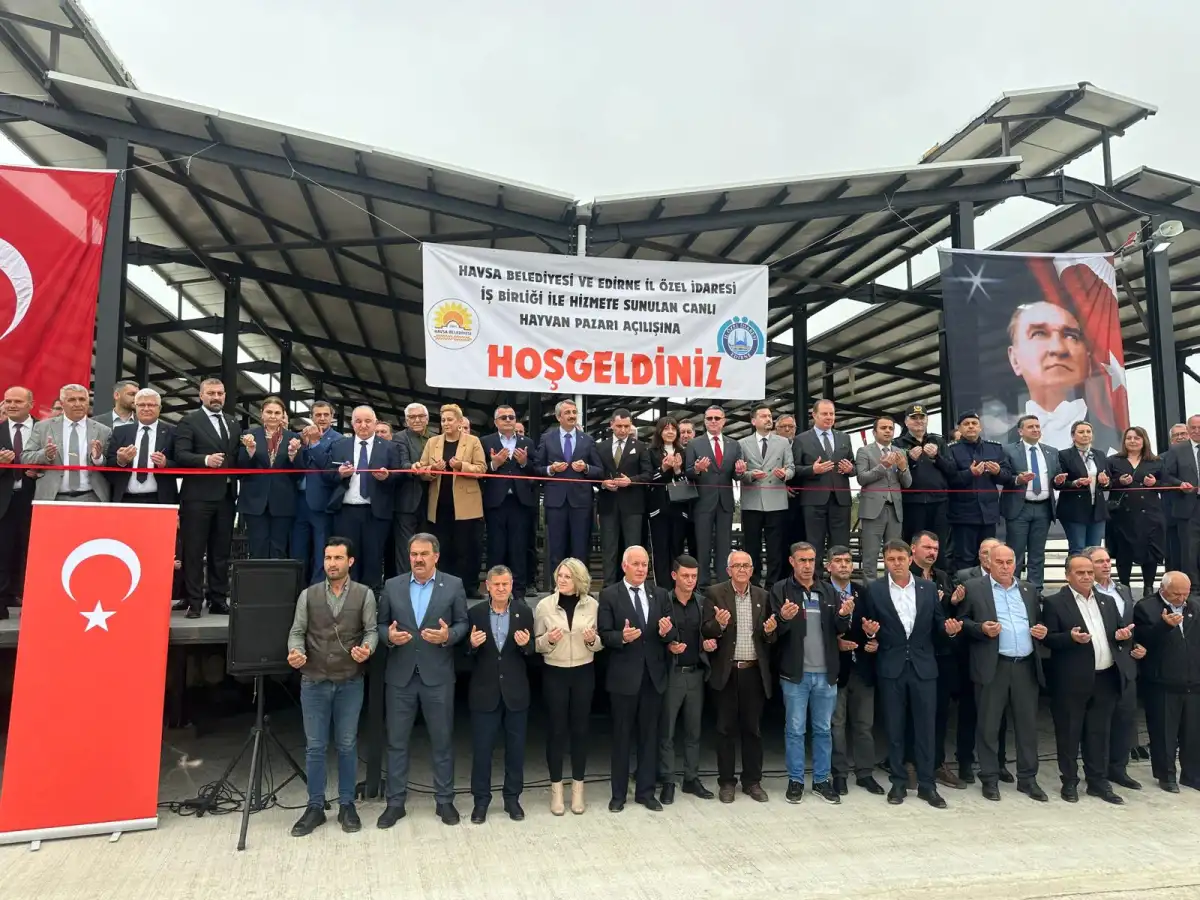 Havsa'da 1000 hayvan kapasiteli dev pazar