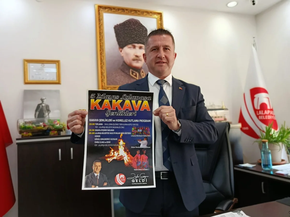 Kakava coşkusu Lalapaşa'da da yaşanacak