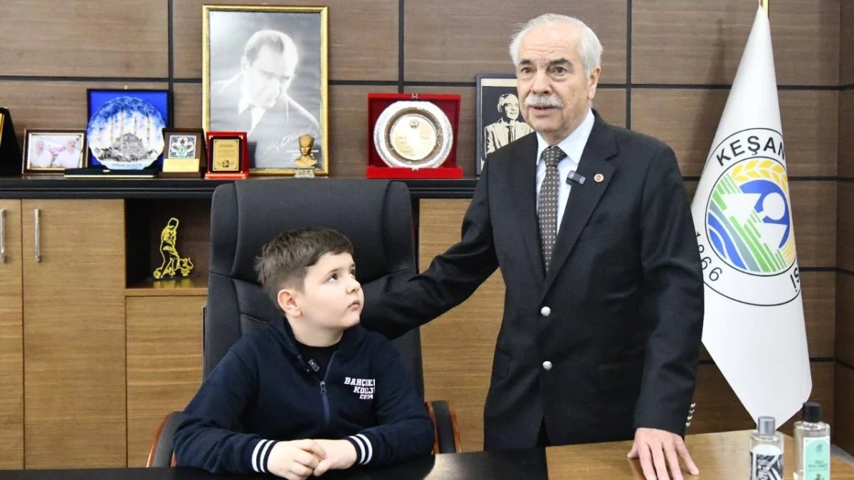 Keşan’da makam Bilge Kağan’a teslim