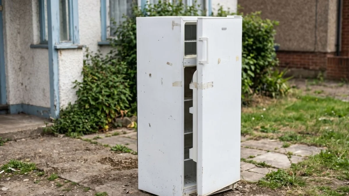 Komşusu buzdolabını hurdacıya sattı!