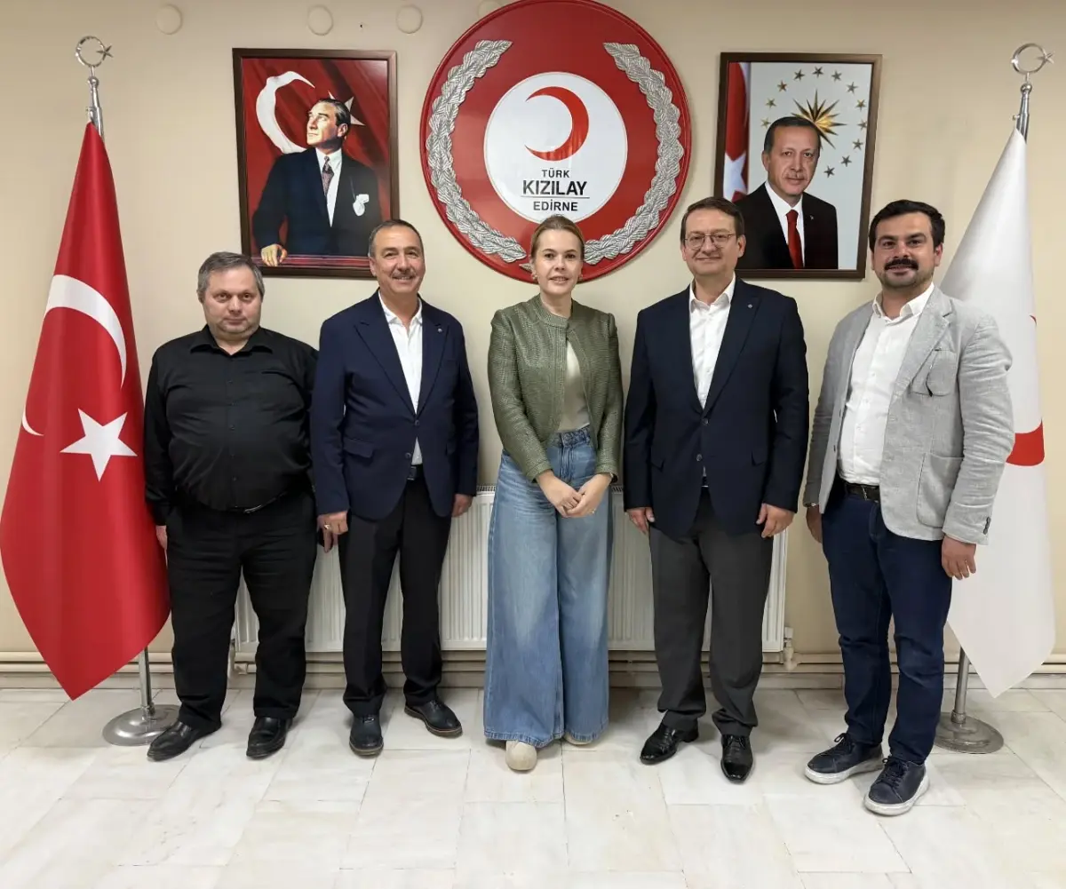 AGD Edirne Şubesinden Kızılay Edirne Şubesine ziyaret