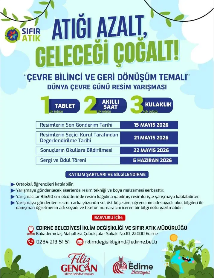 Belediyeden Öğrencilere Anlamlı Yarışma