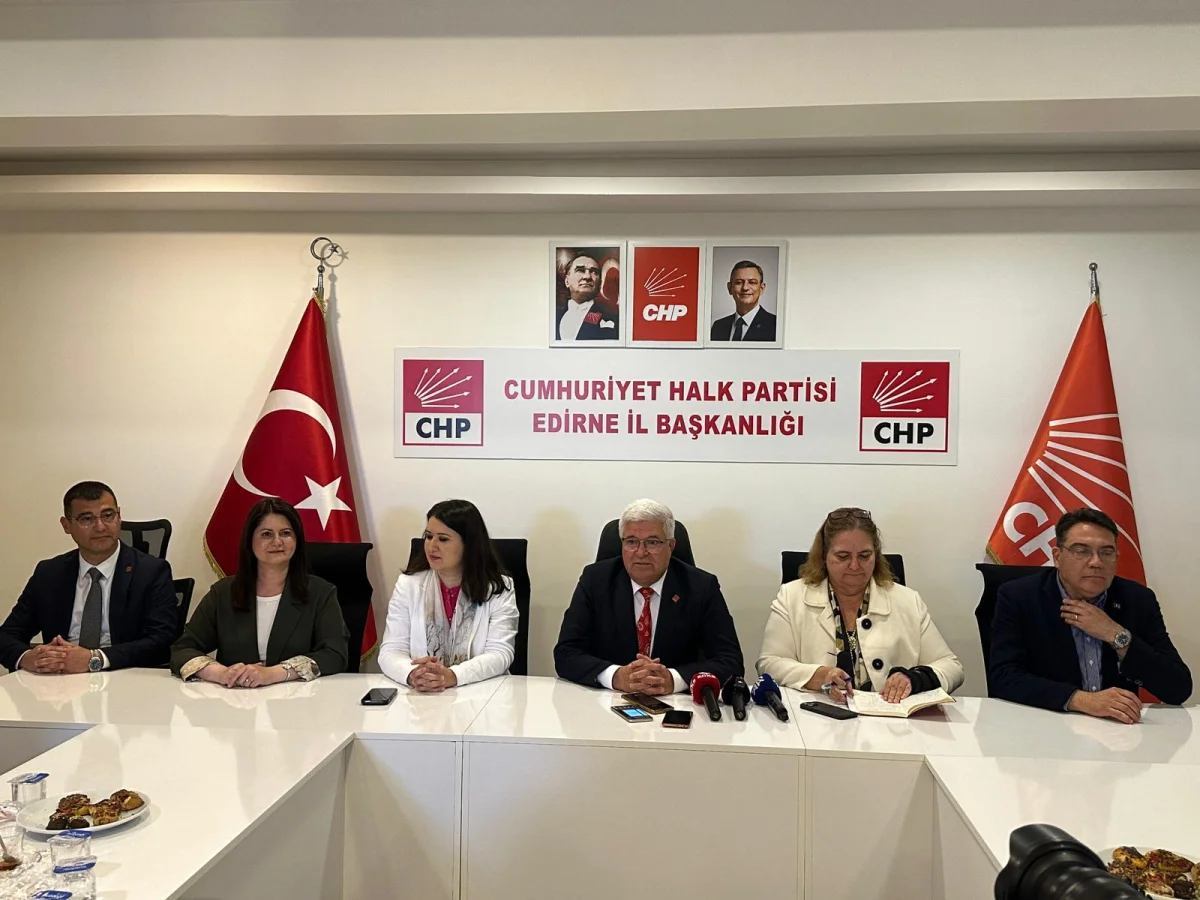 CHP kurmaylarından Edirne çıkarması