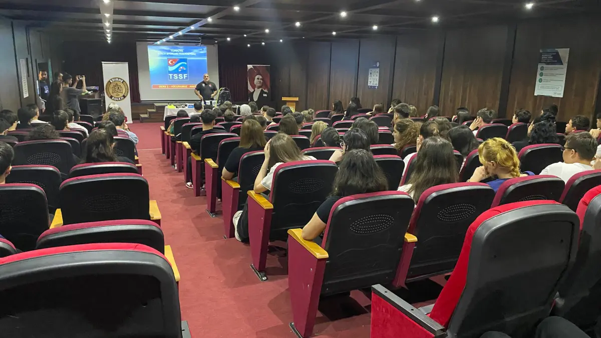 Edirne Koleji’nde Dalış ve Su Altı Sporları Söyleşisi
