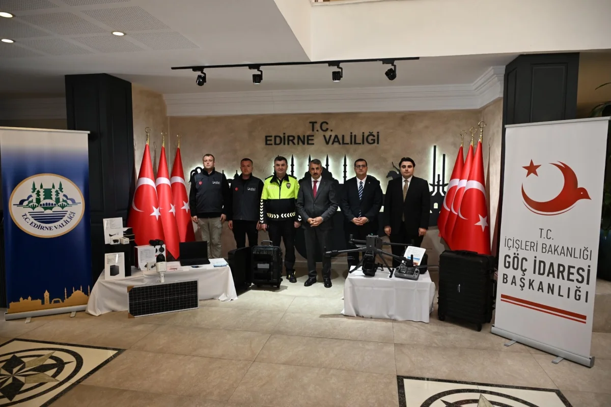 Edirne’de Güvenliğe Yüksek Teknoloji Takviyesi: İHA’lar Göreve hazır
