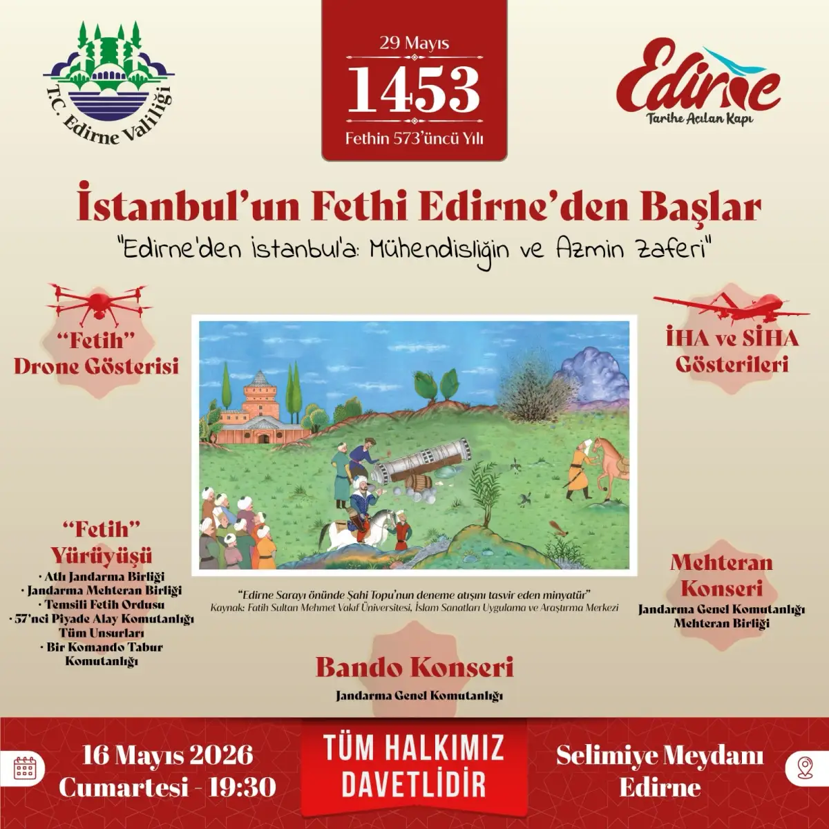 Edirne’de Tarih Yeniden Canlanacak