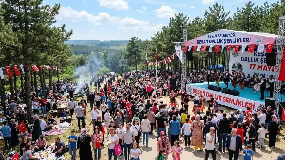 Keşan'da Dallık Şenlikleri 17 Mayıs'ta