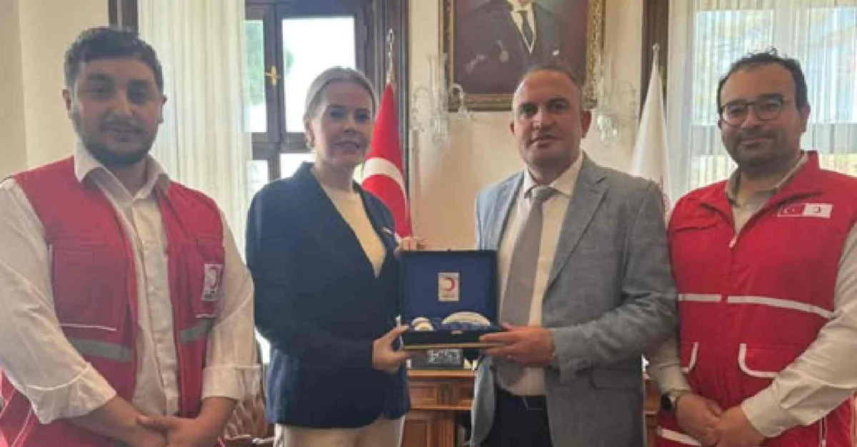 Kızılay heyetinden Edirne Belediyesine ziyaret