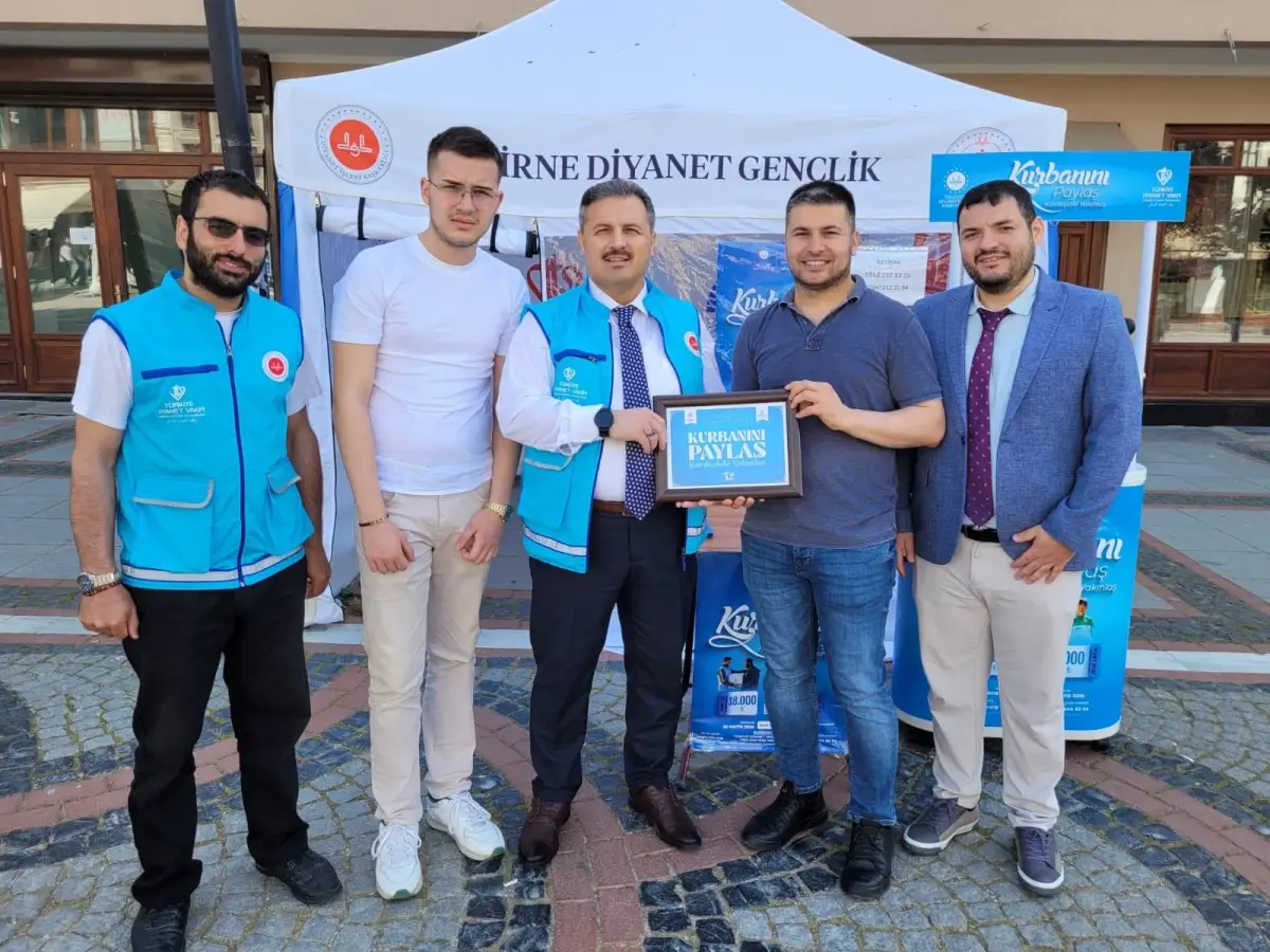 Saraçlar’da Kurban Köprüsü: Edirne’den Dünyaya Yardım Eli