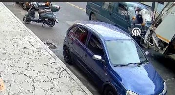 Tekirdağ’da 1 kişinin yaralandı: Kaza anı kameraya yansıdı