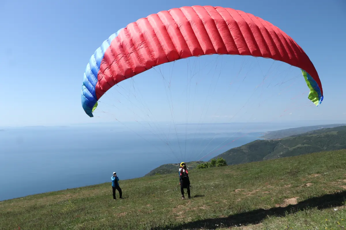 Uçmakdere hafta sonu adrenalin tutkunlarını ağırlıyor