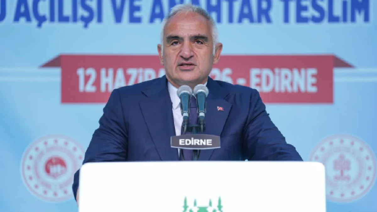 Bakan Ersoy Edirne'nin Yeni Turizm Verilerini ve Hedeflerini Açıkladı