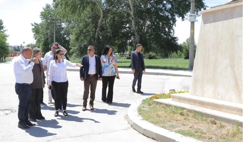 Başkan Gencan Er Maydanı'nda İncelemede