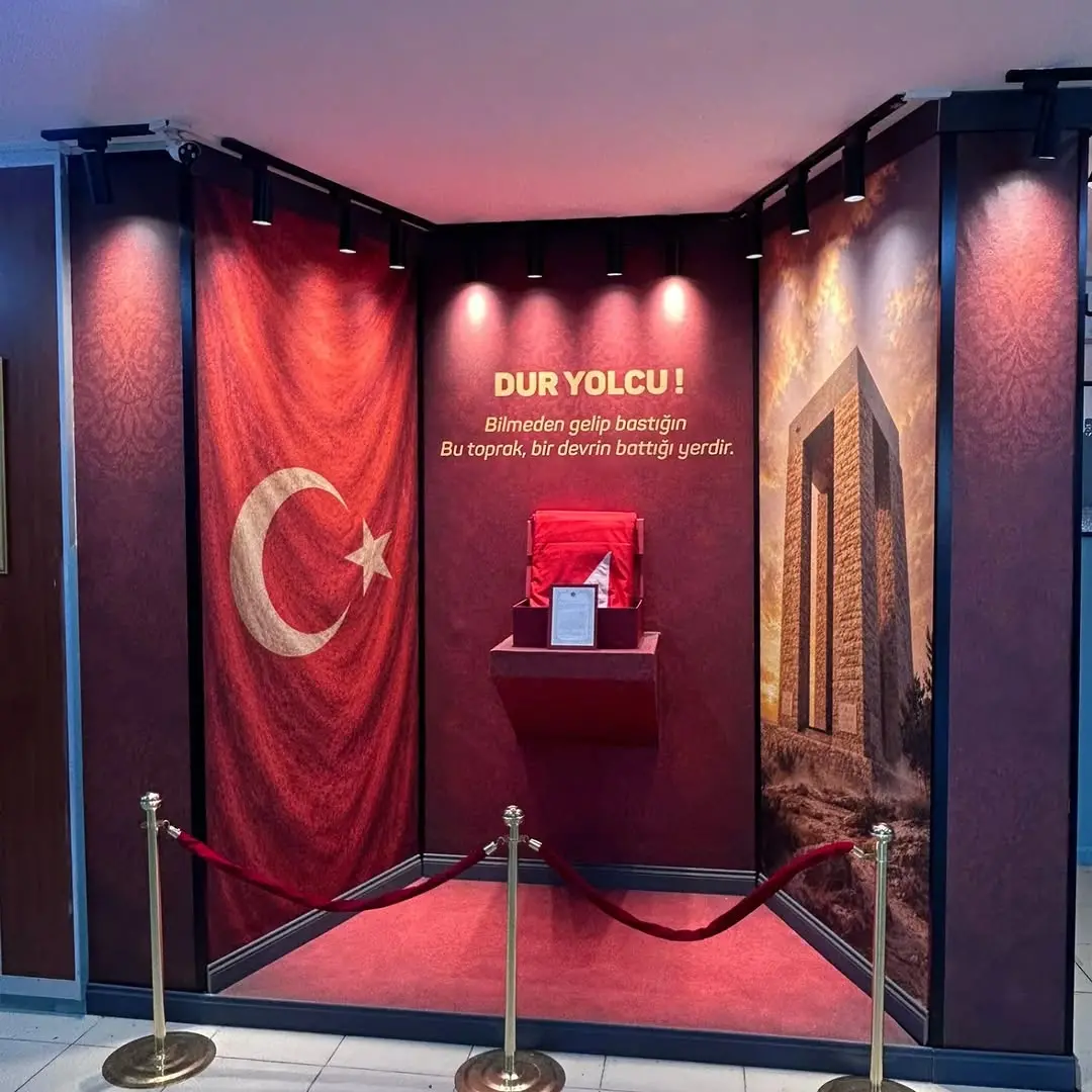 Çanakkale'nin şanlı bayrağı Edirne'de