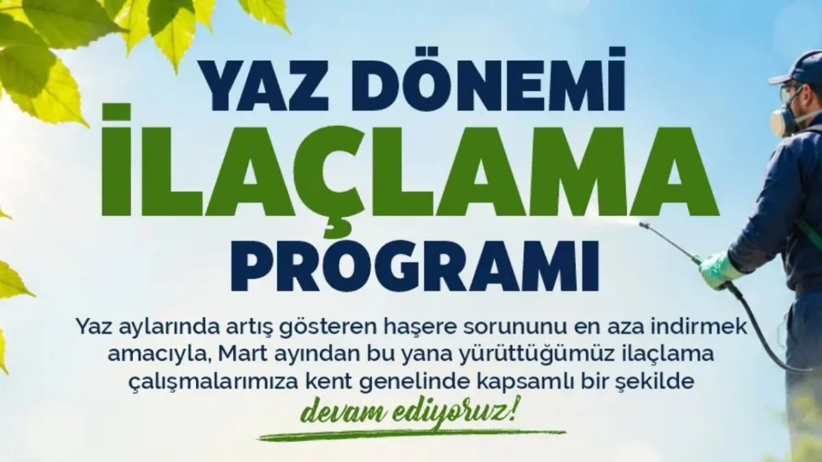 Edirne Belediyesi gün gün duyurdu: İlaçlama harekatı başlıyor