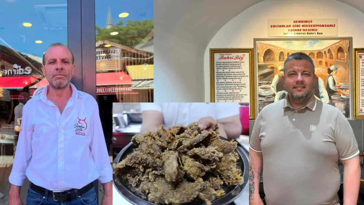 Edirne Tava Ciğerinin Lezzet Sırrını Ustaları Anlattı!