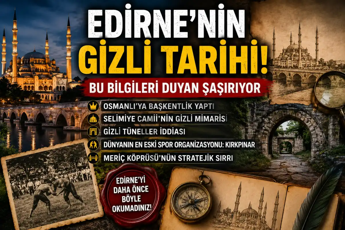 Edirne’nin Az Bilinen Gerçekleri! Bu Bilgileri Duyan Şaşırıyor