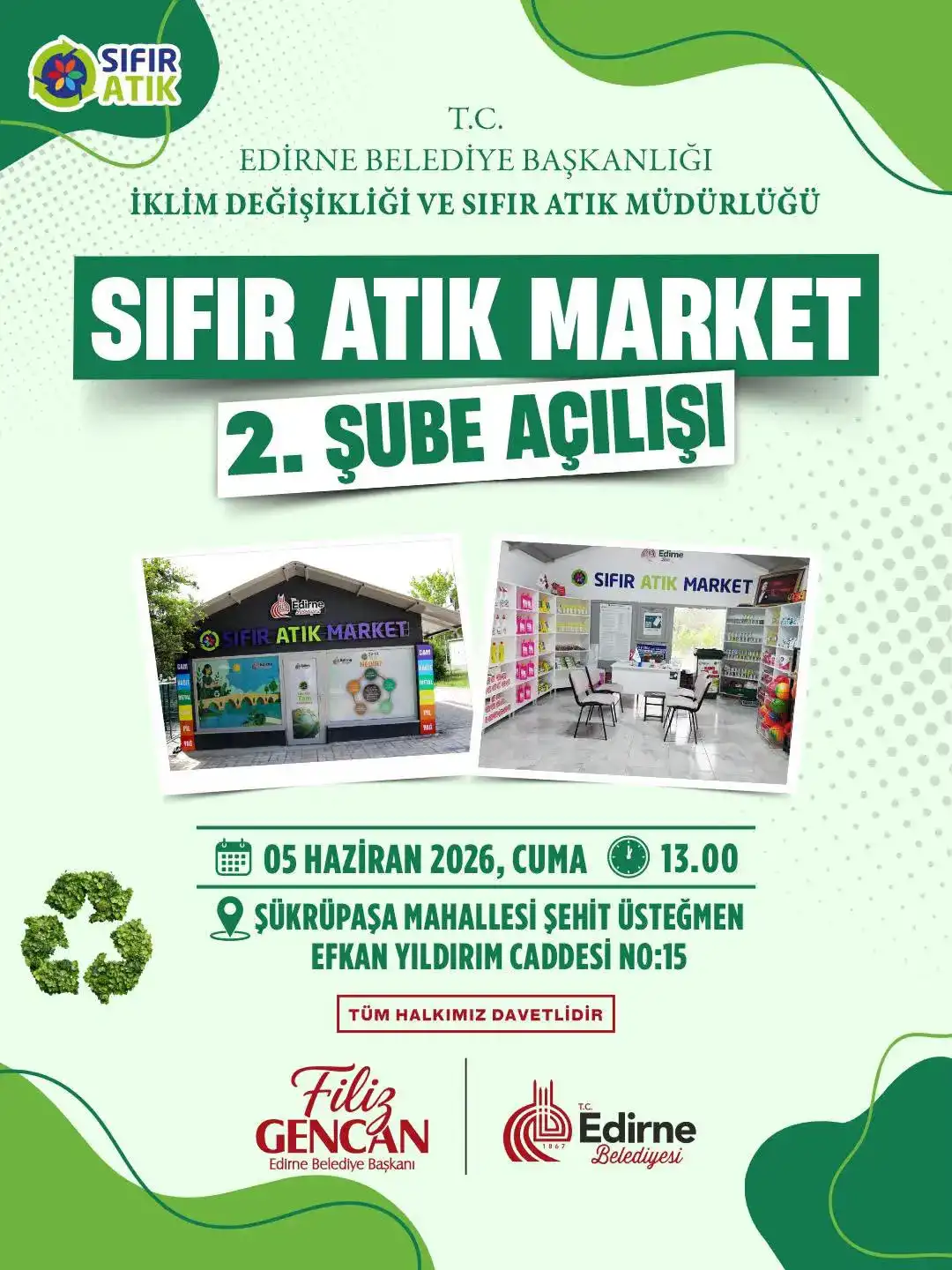 Sıfır Atık Market Büyüyor: Yeni Şube Hizmete Açılıyor