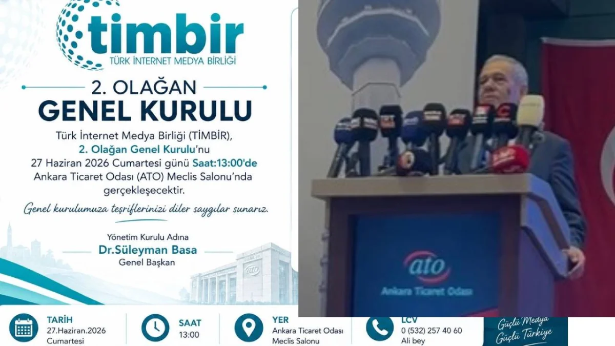 TGF Başkanı Yılmaz Karaca’dan TİMBİR Genel Kurulunda "Birlik" Vurgusu