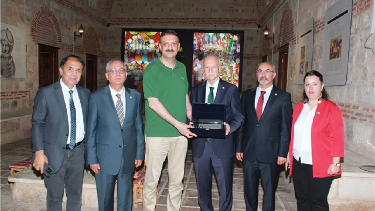 Trakya Üniversitesi Vakıflar Genel Müdürü Sinan Aksu’yu Ağırladı
