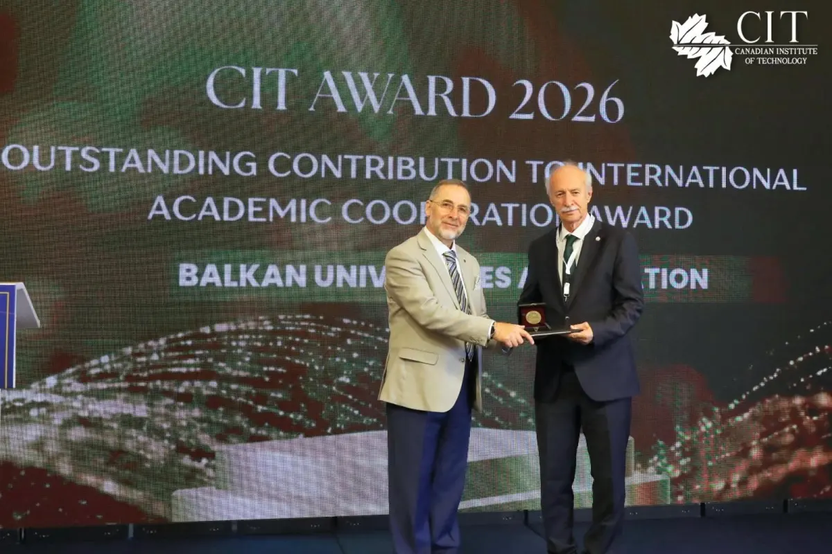 Trakya Üniversitesi ve BUA’ya Uluslararası Ödül
