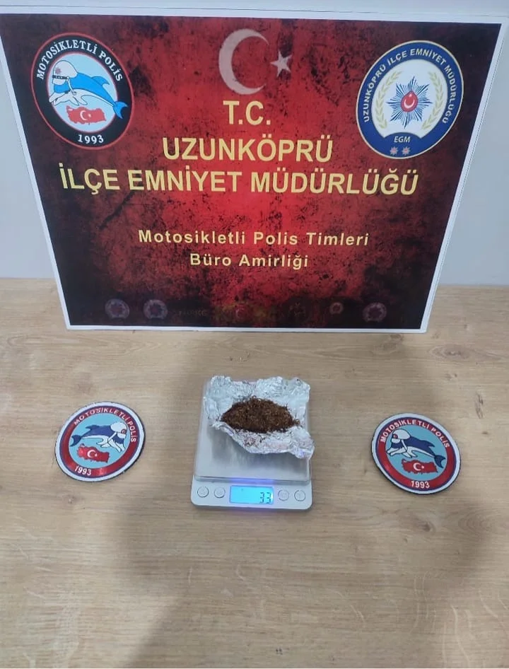 Uyuşturucu ele geçirilen şüpheli gözaltına alındı
