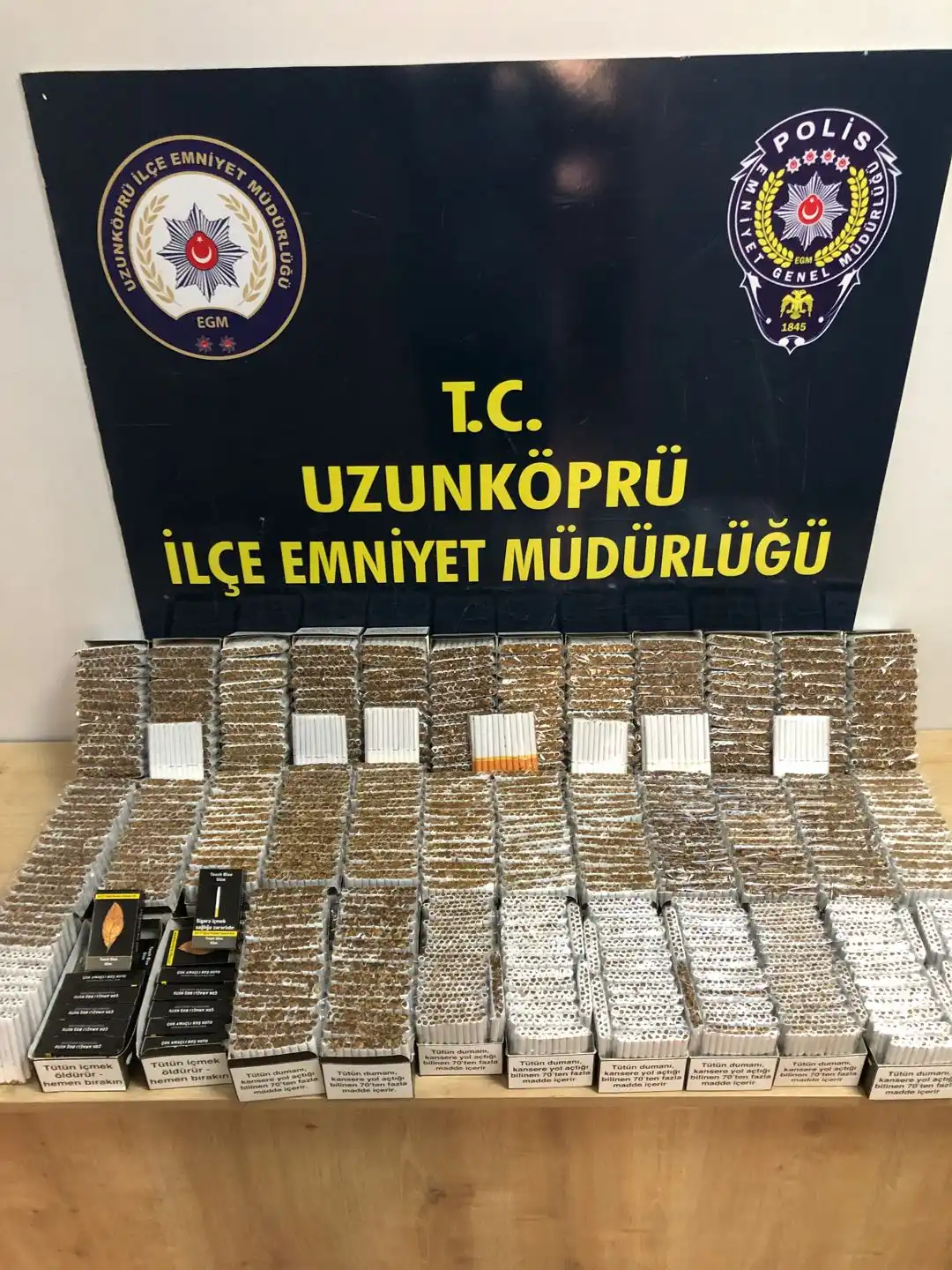 Dev Operasyon: 10 Bin 40 Adet Kaçak Sigara Ele Geçirildi