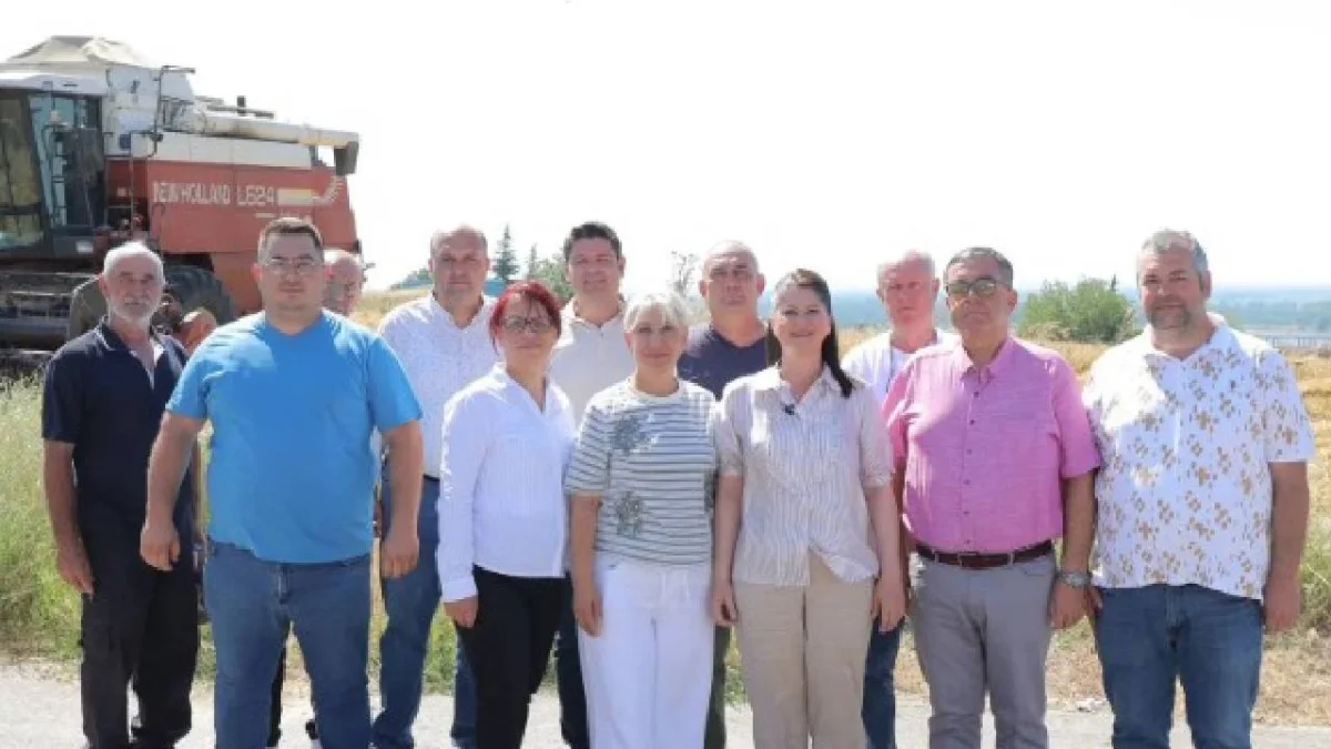 Edirne Belediyesi'nden 170 Dekarlık Arazide İlk Hasat!