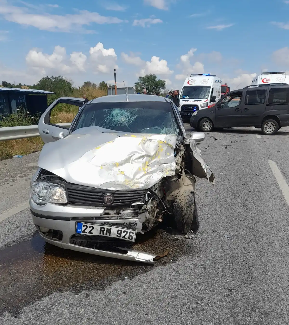 Edirne’de feci kaza: 6 kişi yaralandı