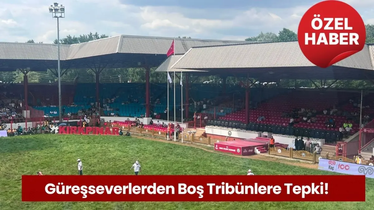 Güreşseverlerden Boş Tribünlere Tepki!