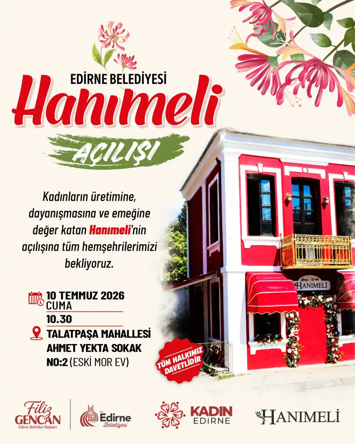 Hanımeli Kapılarını Açıyor