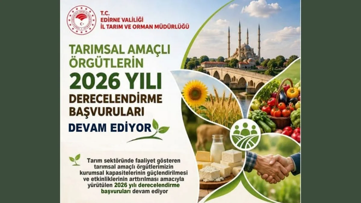 Tarımda Derecelendirme Dönemi: Son Başvuru 5 Temmuz