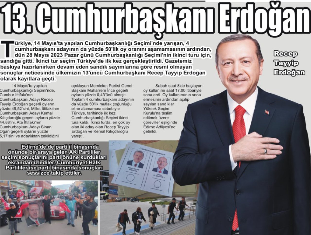 13.Cumhurbaşkanı Erdoğan