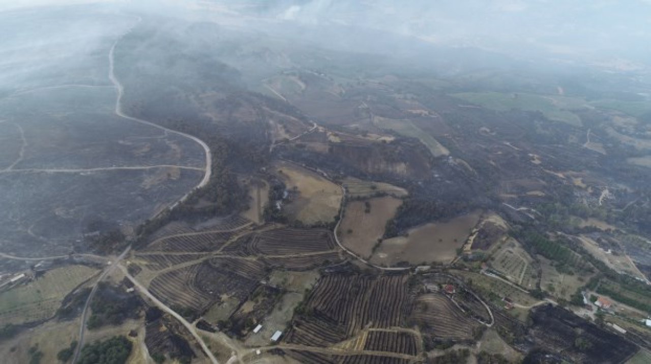 Korkutan yangın kontrol altında