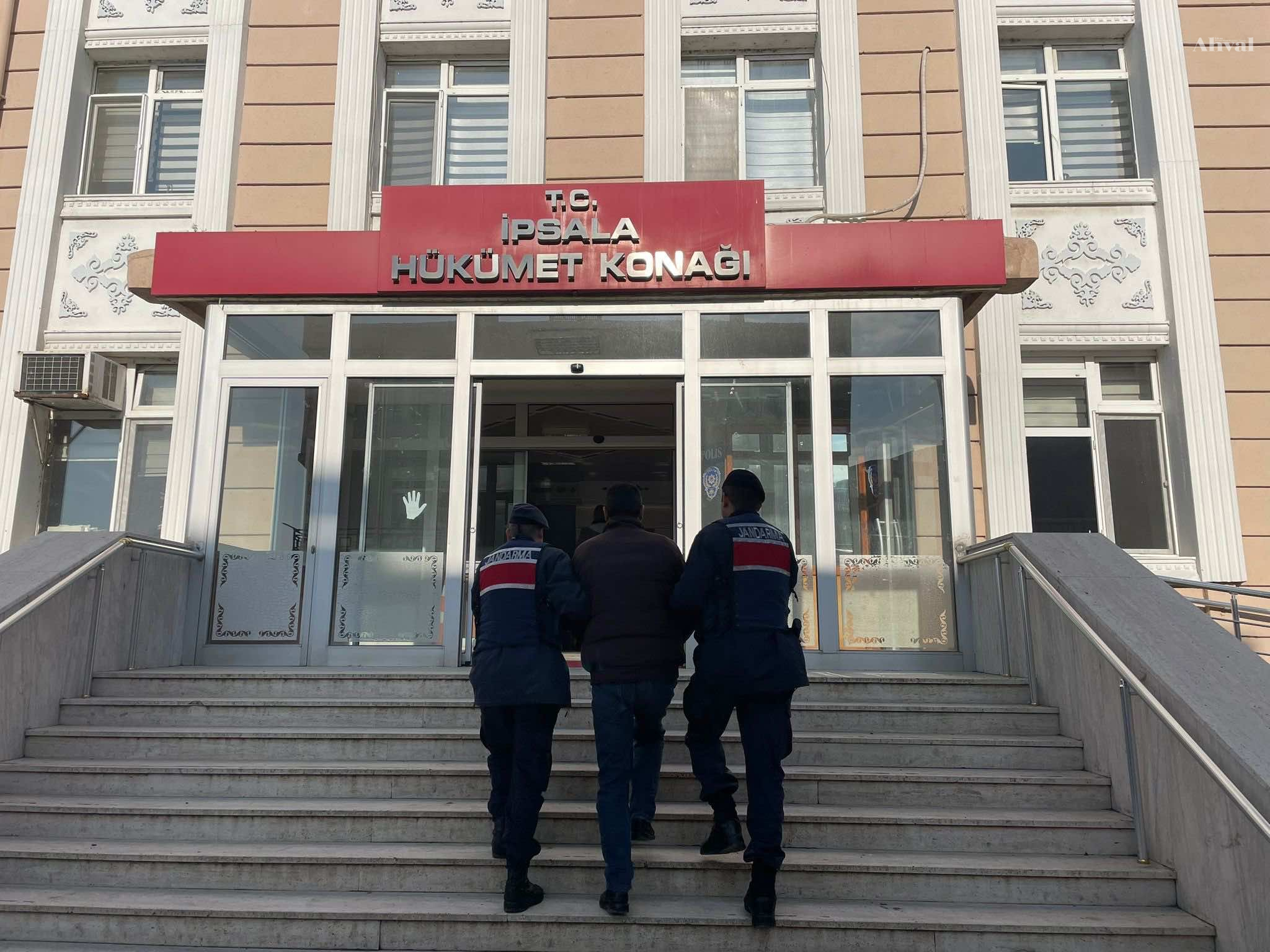 Yasak bölgede yakalandı