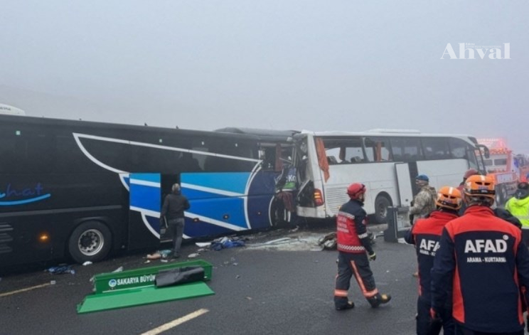 Kuzey Marmara Otoyolu’nda zincirleme kaza