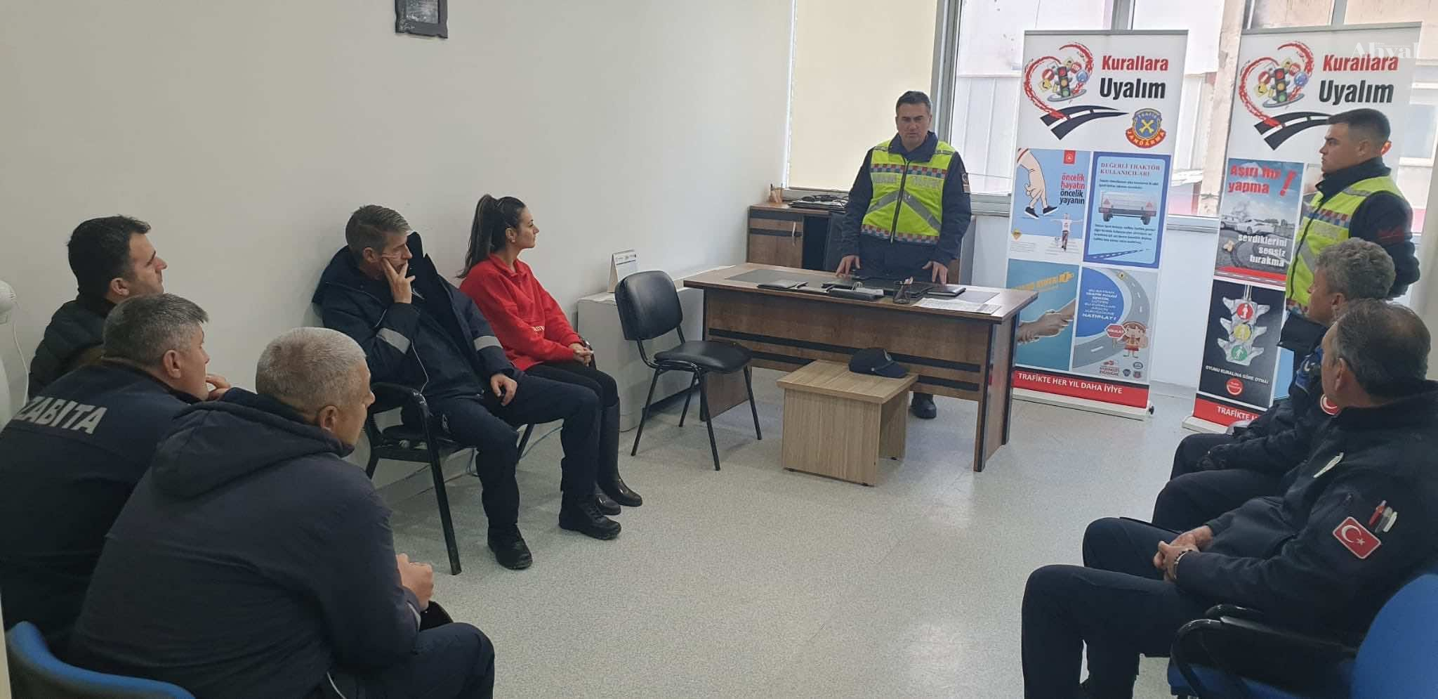 Zabıta personeline trafik eğitimi