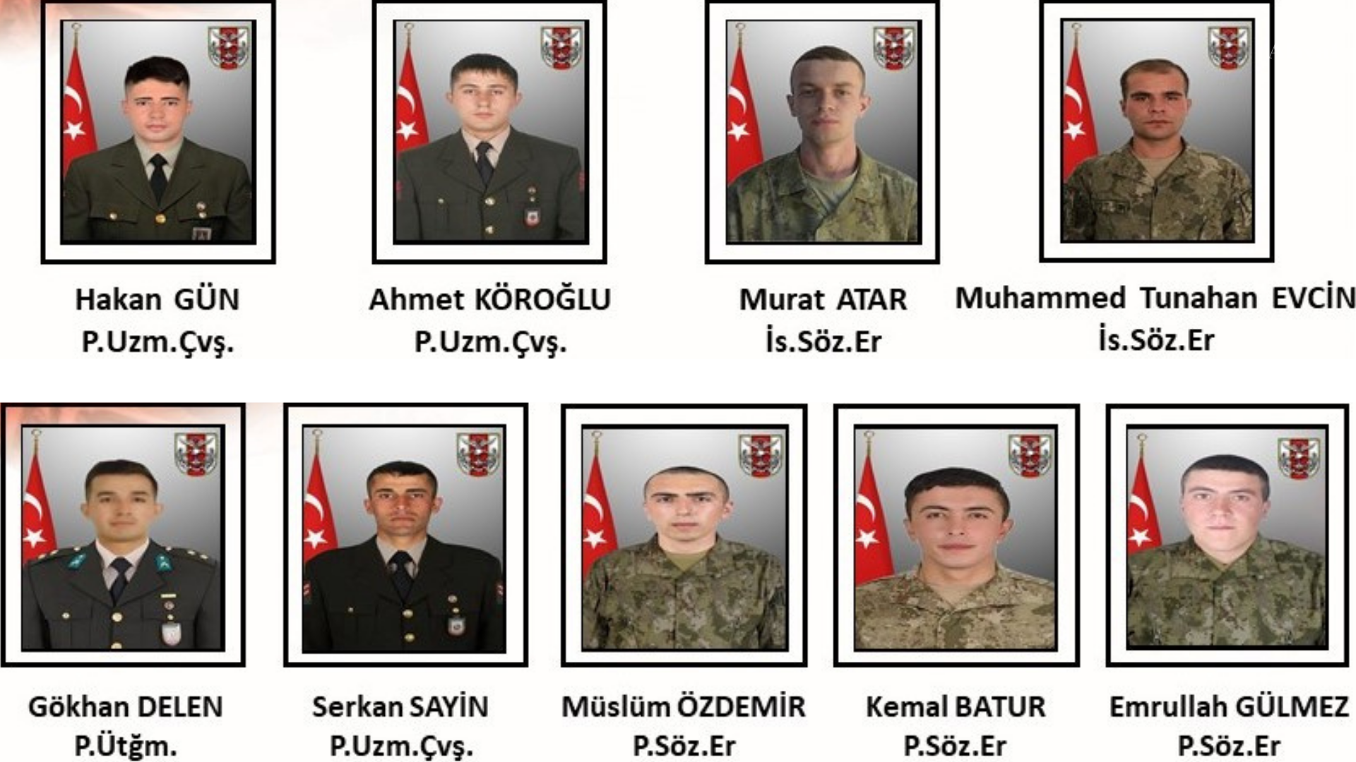 Türkiye şehitlerine ağlıyor