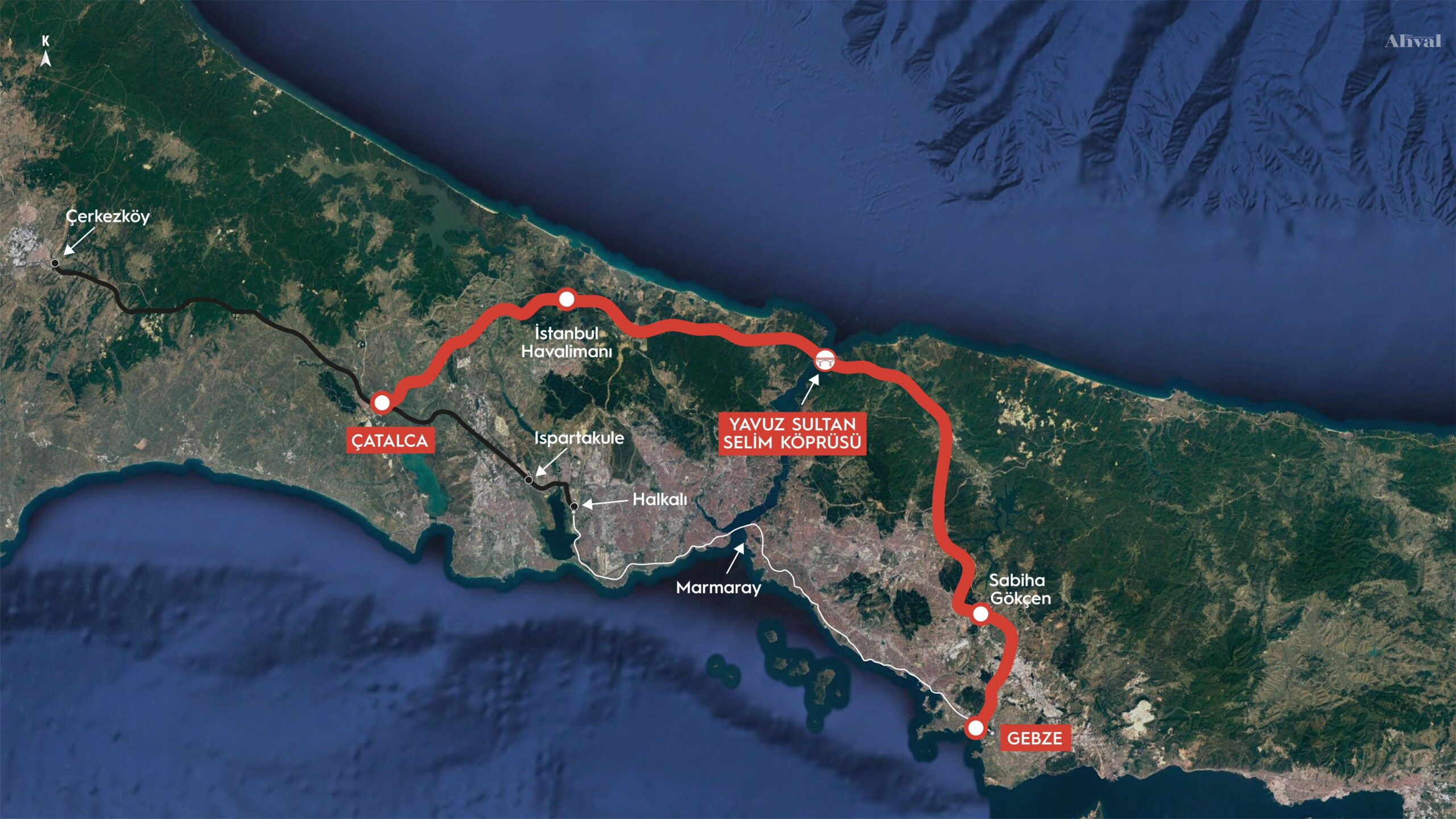 Yavuz Sultan Selim Köprüsü’nden demiryolu geçecek