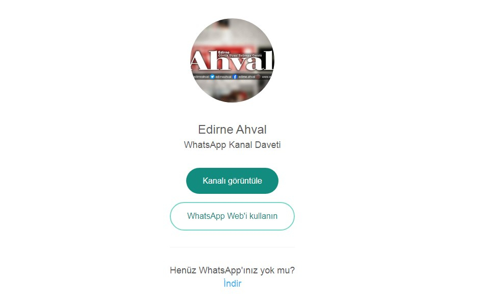 Anlık haberler Edirne Ahval’in Whatsapp kanalında !