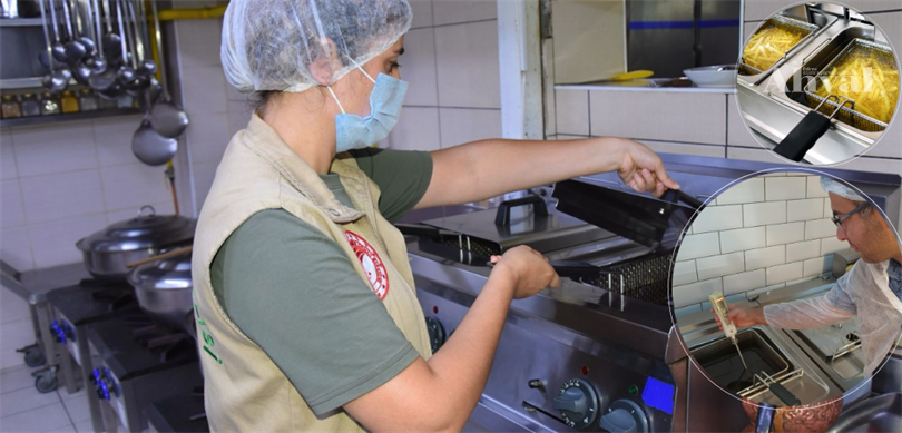 81 ilde eş zamanlı kızartma yağı denetimi