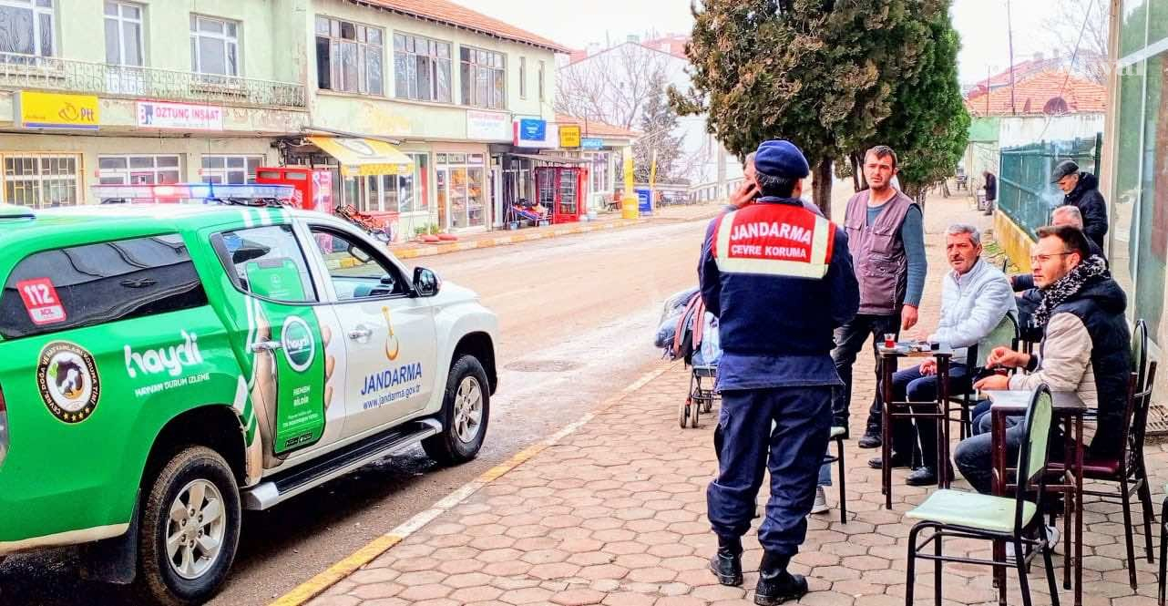 Köydeki vatandaşlara çevre bilgilendirmesi