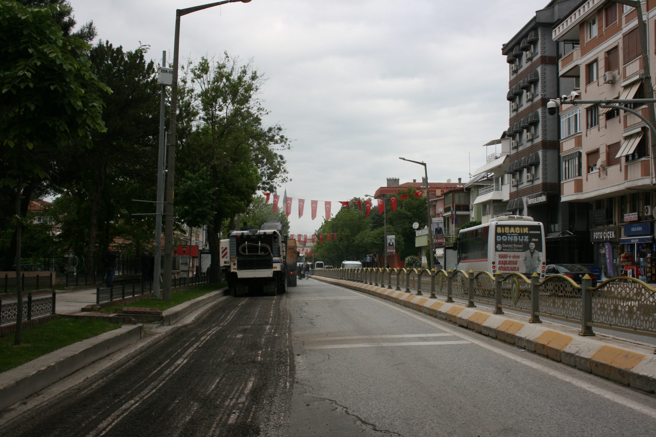 Atatürk Bulvarı'nda çalışmalar başladı