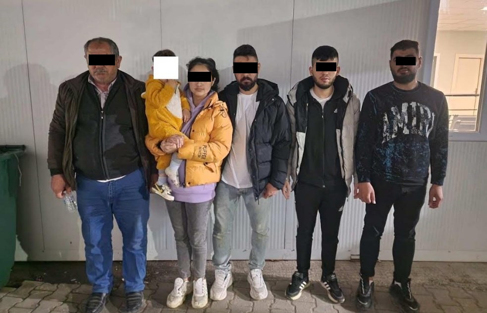 Düzensiz göçmenler Merkez’de yakalandı