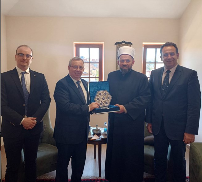 Karadağ Baş Müftüsü Rifat Feyziç’e ziyaret